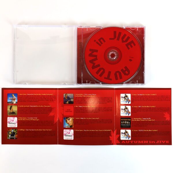 Aaron Carter Cover Autumn In Jive Korea Label Sampler CD Britney Spears
