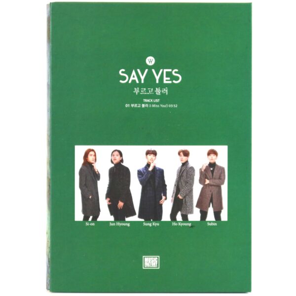 Say Yes - I Miss You Signed Autographed CD Single Album Promo K-Pop K-Rock 2017