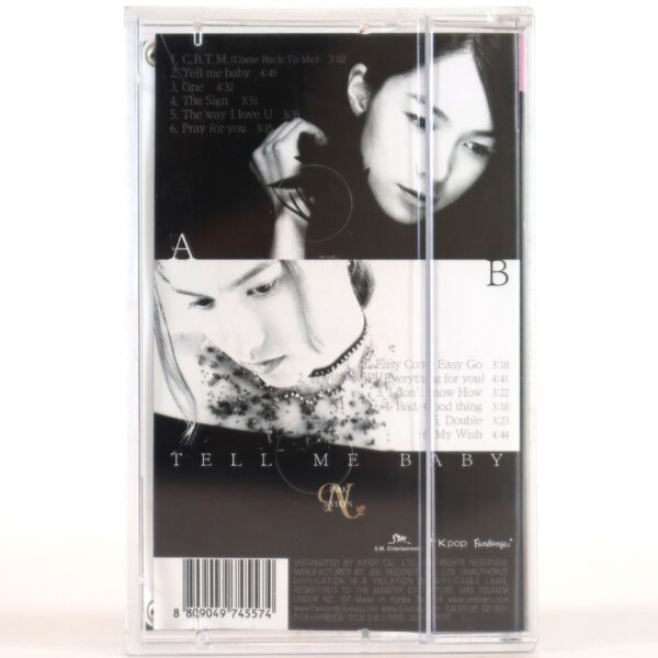 Isak N Jiyeon - Tell Me Baby Album Sealed Cassette Tape K-Pop 2002 SM