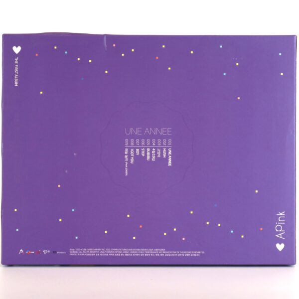 Apink - Une Annee The First Album CD + Naeun PC 2012 [A Cube Pressing]