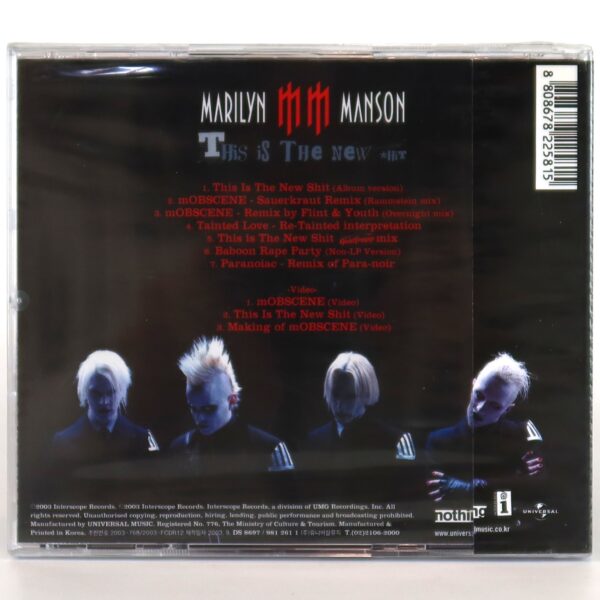 Marilyn Manson - This Is The New Shit Korean Sealed Album CD Korea OBI [read]