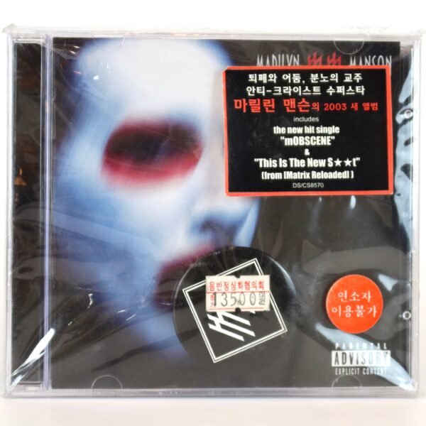 Marilyn Manson - The Golden Age Of Grotesque Album + Pin CD Korea