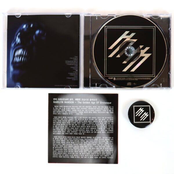 Marilyn Manson - The Golden Age Of Grotesque Album + Pin CD Korea