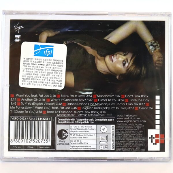 Thalia - Thalia Korean Album Sealed CD Korea
