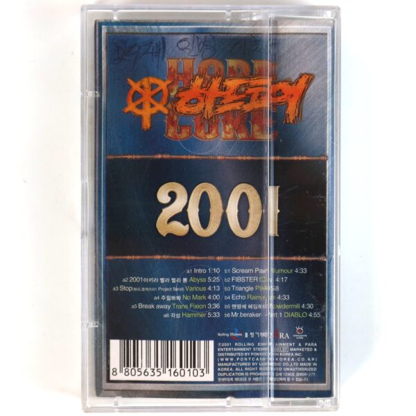 Hard Core 2001 Cassette Tape Korean Metal Compilation TransFixion Abyss