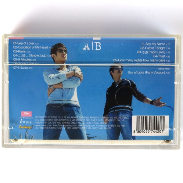 Fly To The Sky – Sea Of Love 3rd Album Cassette Tape K-Pop 2002