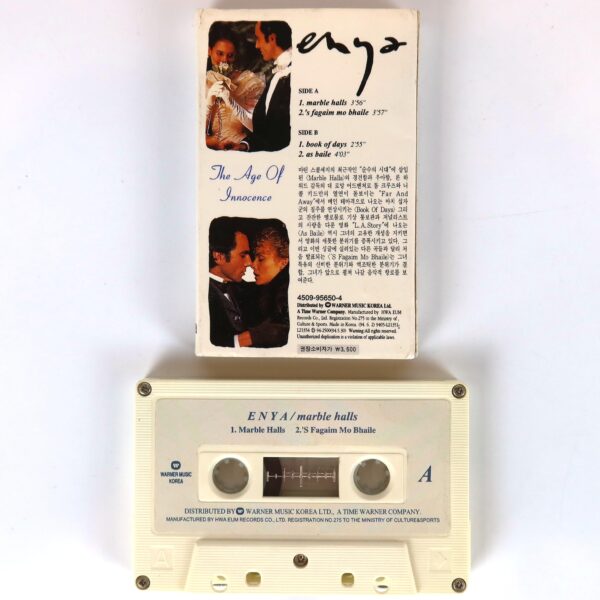 Enya - Marble Halls Single Album Korean Cassette Tape Korea