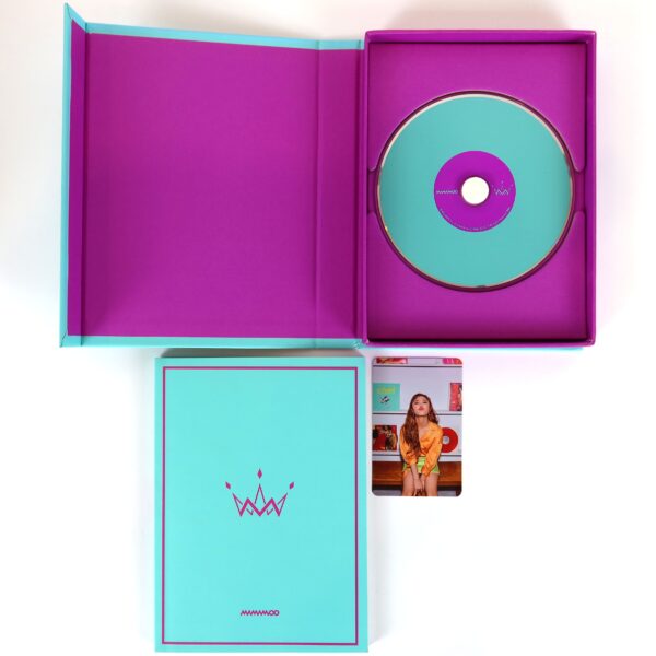Mamamoo - Purple [B. Ver] 5th Mini Album CD Wheein Photocard 2017