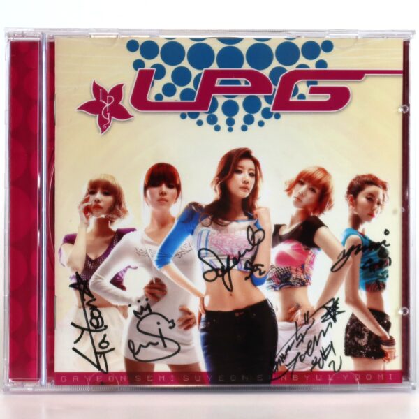 LPG - Angry Single Album Signed Autographed CD 2011 K-Pop