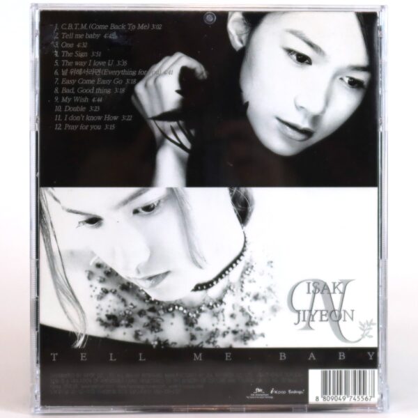 Isak N Jiyeon - Tell Me Baby Album CD K-Pop 2002 SM