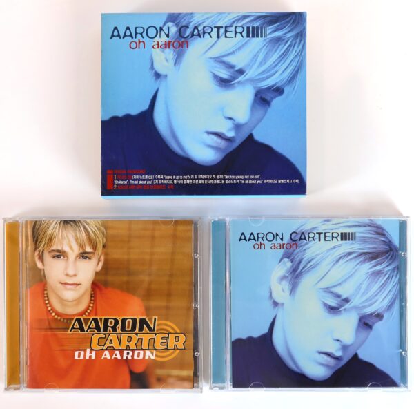 Aaron Carter - Oh Aaron Korean Album CD + VCD Bundle Korea