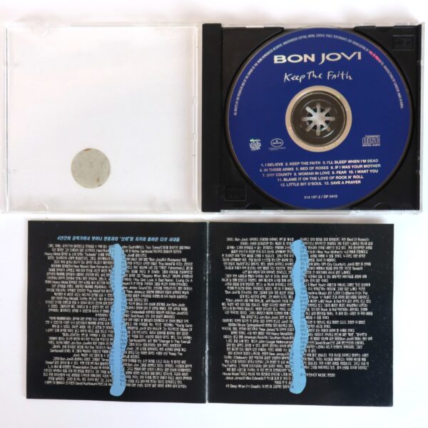 Bon Jovi - Keep The Faith Korean Album CD Korea