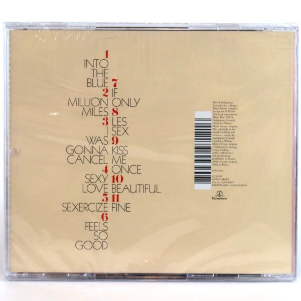 Kylie Minogue - Kiss Me Once Korean Album Sealed CD Korea Hype Sticker