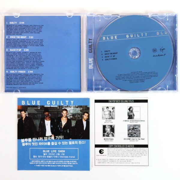 Blue - Guilty Korean Single Album CD Korea