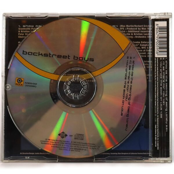 Backstreet Boys - Show Me The Meaning Of Being Lonely Korean Single CD Korea