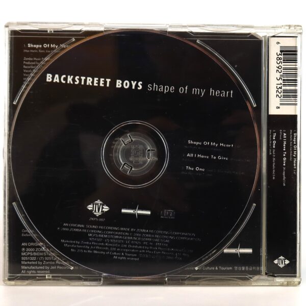 Backstreet Boys - Shape Of My Heart Korean Single CD Korea