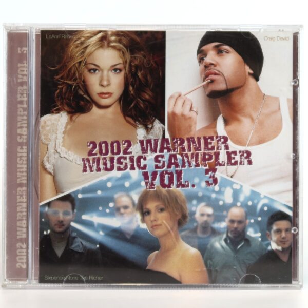 2002 Warner Music Sampler Vol. 3 CD Album Korea Leann Rimes Craig David
