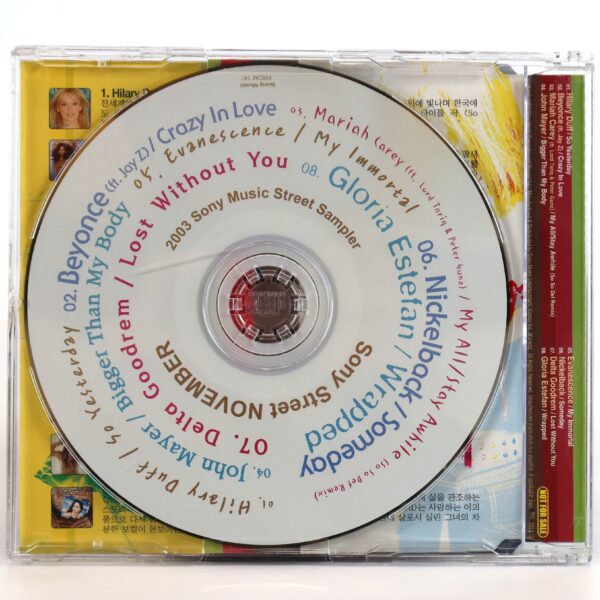 Hilary Duff & Beyonce Cover November 2003 Sony Street Music Sampler CD Korea