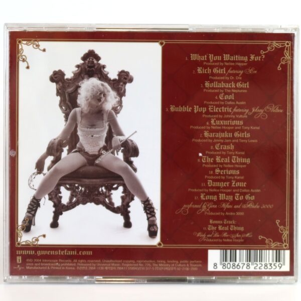 Gwen Stefani - Love.Angel.Music.Baby. Korean Album CD Korea