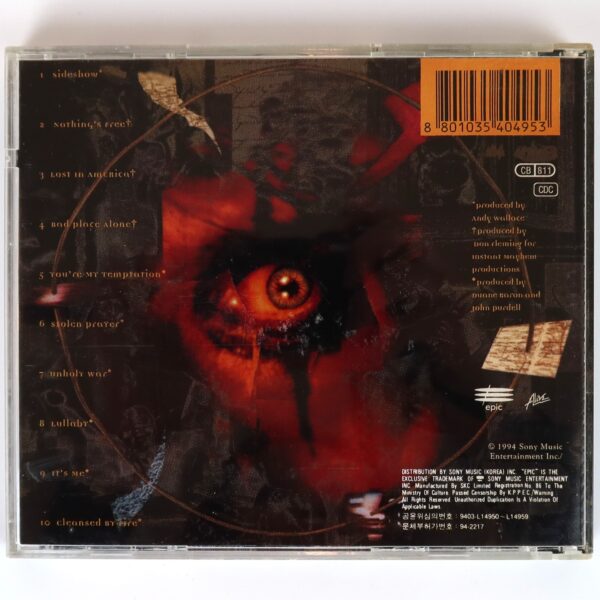 Alice Cooper - The Last Temptation Korean Album CD Korea