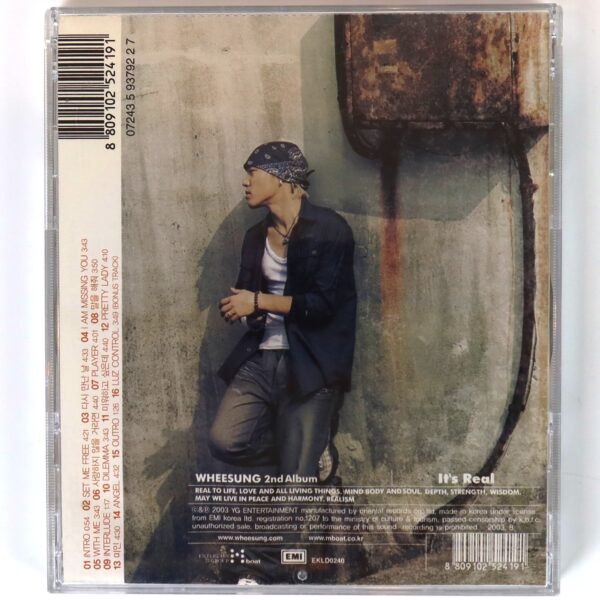 Wheesung - It's Real 2nd Album CD 2003 K-Pop