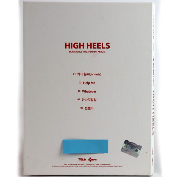 Brave Girls - High Heels 3rd Mini Album Pages Signed + Messages Promo CD 2016