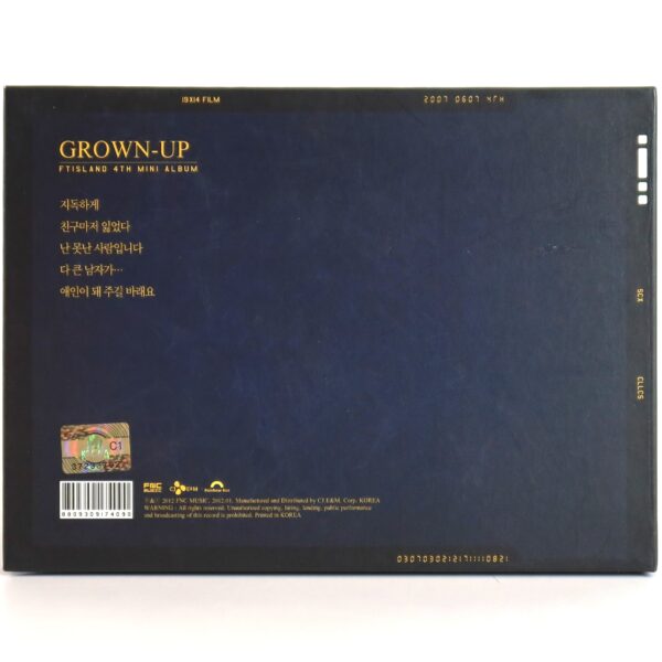 IMG_8292 FTIsland - Grown Up 4th Mini Album Signed Autographed CD 2012 K-Pop