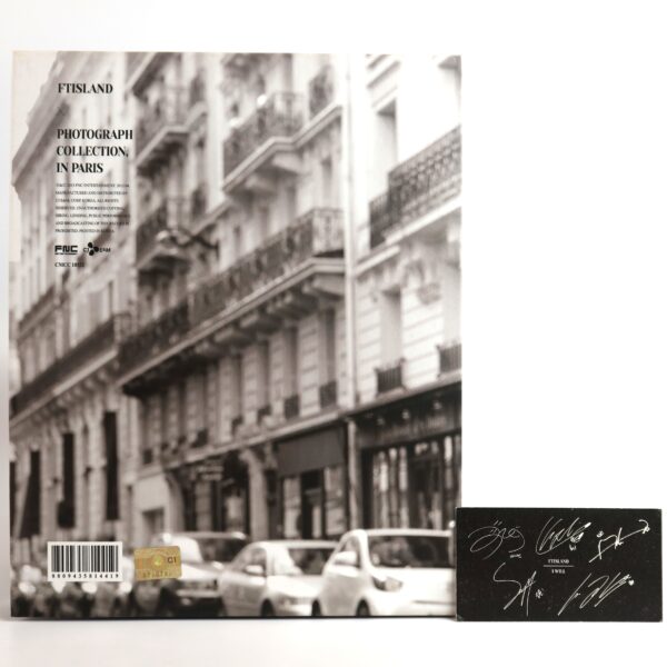FTIsland - I Will [Photograph Collection In Paris Ver.] Album CD 2015 K-Pop