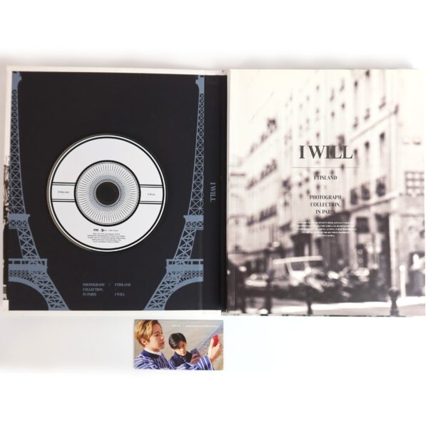 FTIsland - I Will [Photograph Collection In Paris Ver.] Album CD 2015 K-Pop