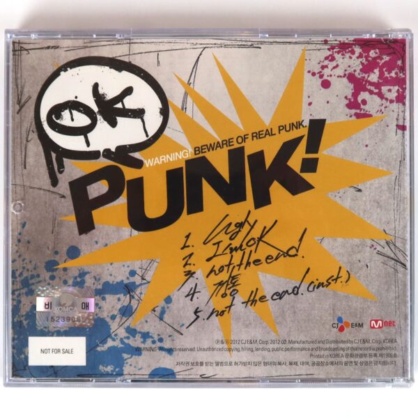 OK Punk! - OK Punk! Mini Album CD Promo Korean Punk Rock K-Rock 2012