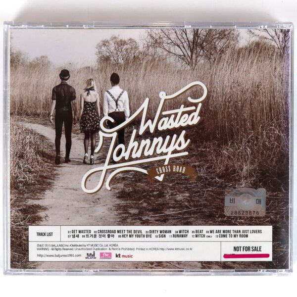 Wasted Johnnys - Cross Road Signed CD Album Promo 2015 K-Rock