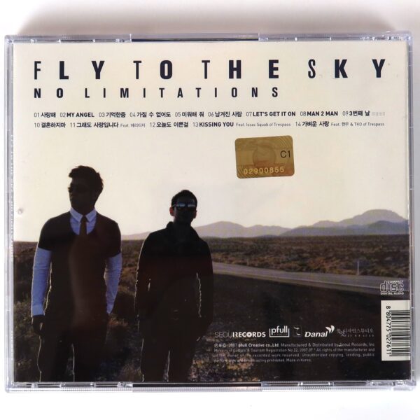 Fly To The Sky - No Limitations 7th Album CD K-Pop 2007