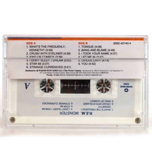 R.E.M. - Monster Album Korean Cassette Tape Korea