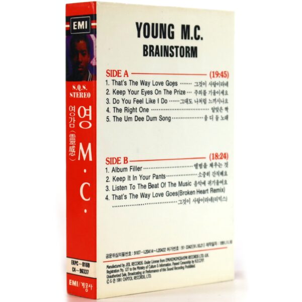 IMG_0076 Young MC - Brainstorm Korean Album Cassette Tape Korea