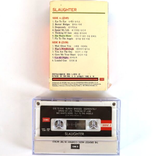 Slaughter - Stick It To Ya Korean Album Cassette Tape Korea