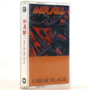 Overkill - I Hear Black Album Korean Cassette Tape Korea