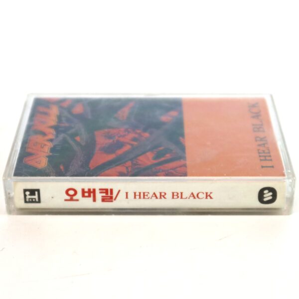 Overkill - I Hear Black Album Korean Cassette Tape Korea
