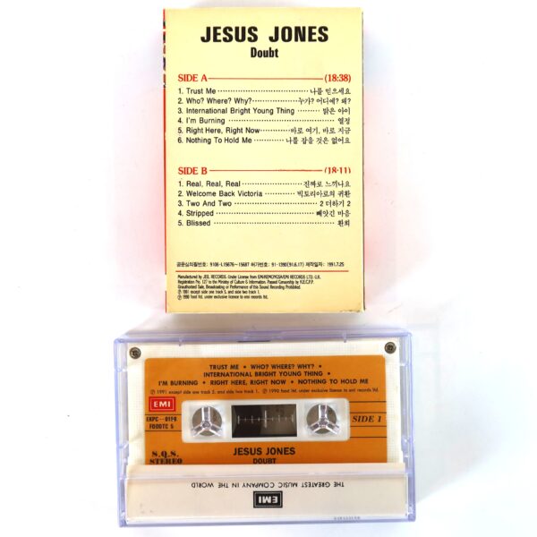 Jesus Jones - Doubt Album Korean Cassette Tape Korea
