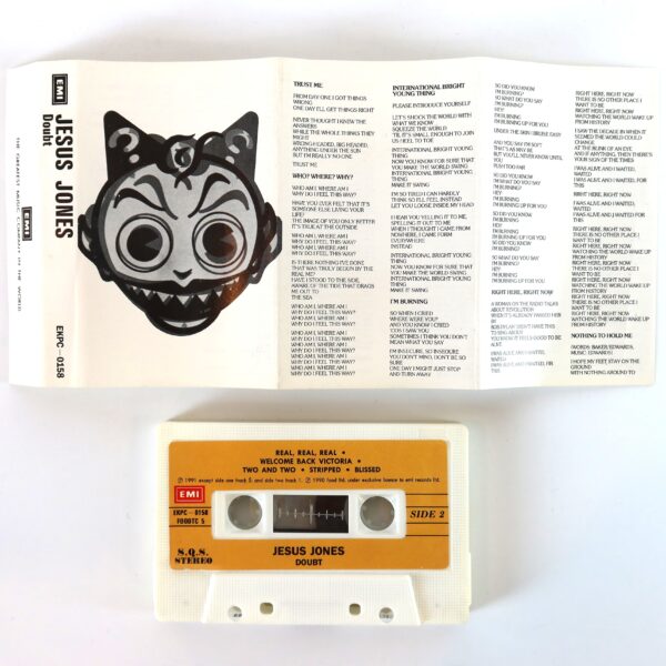 Jesus Jones - Doubt Album Korean Cassette Tape Korea
