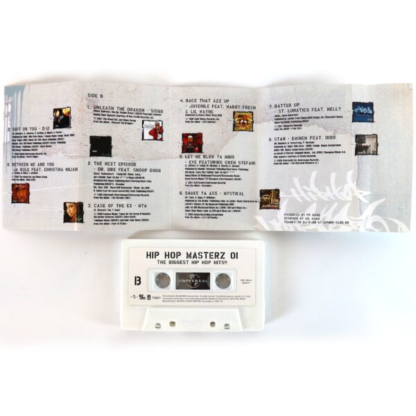 Hip Hop Masterz 01 Compilation Album Cassette Tape Korea Eminem DMZ Dr. Dre