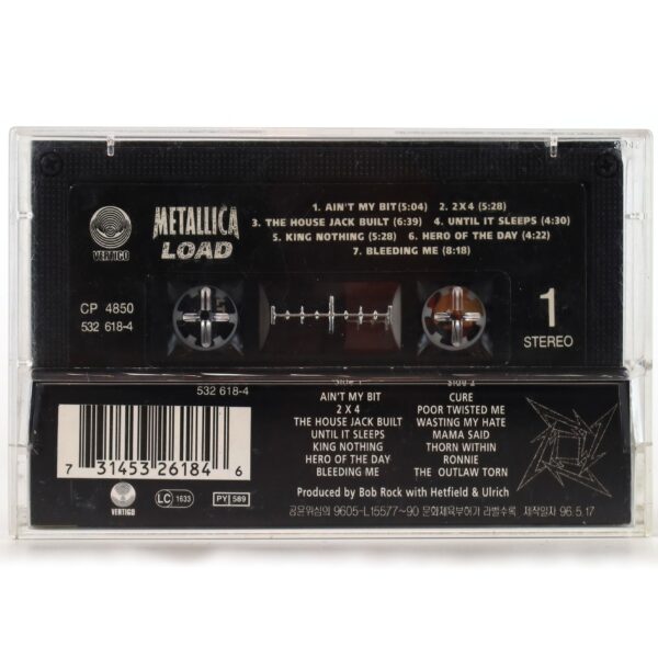 Metallica - Load Korean Album Cassette Tape Korea
