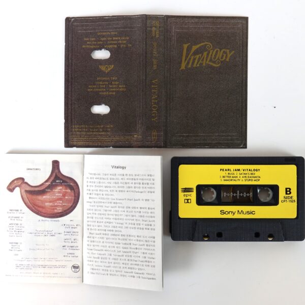 Pearl Jam - Vitalogy Album Korean Cassette Tape Korea