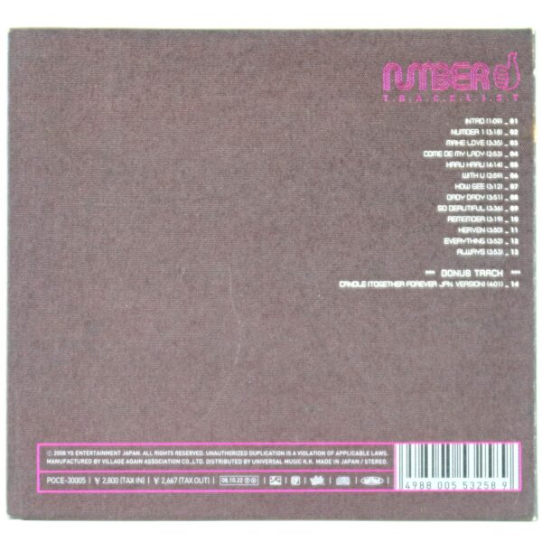 Bigbang - Number 1 Japanese Album CD 2008