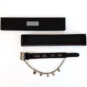 Bigbang Made Leather Strap Bracelet In Box