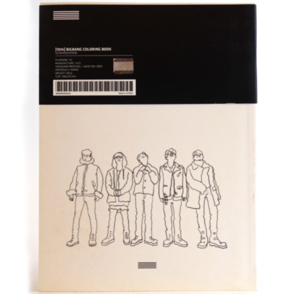 Bigbang Bigbang10 Anniverary Coloring Book Made