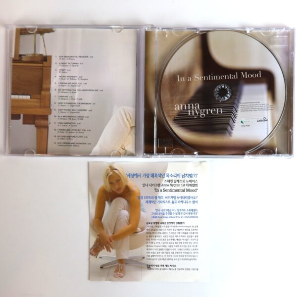 Anna Nygren - In A Sentimental Mood Album Promo CD Korea Sweden