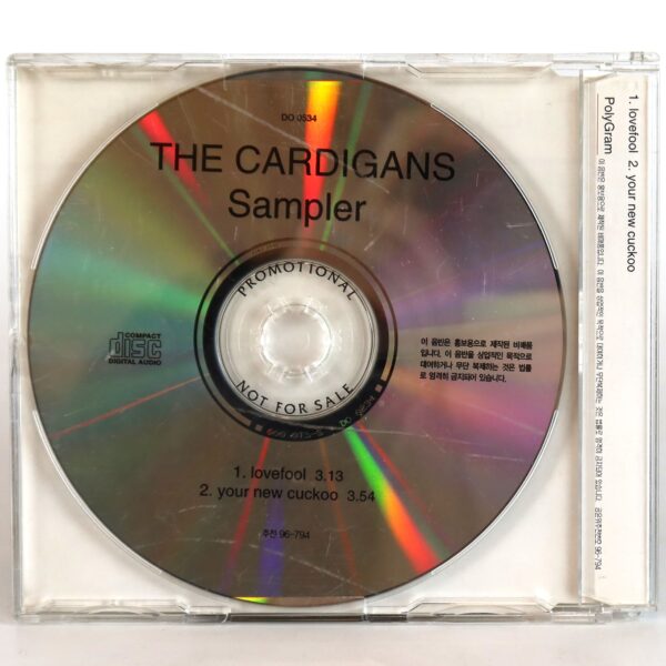 The Cardigans - Lovefool / Your New Cuckoo Sampler Promo Album Korean CD Korea
