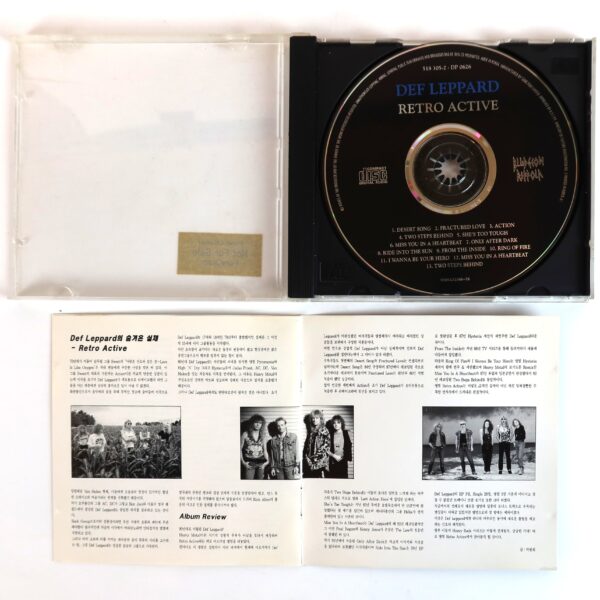 Def Leppard - Retro Active Album Korean CD Promo Korea
