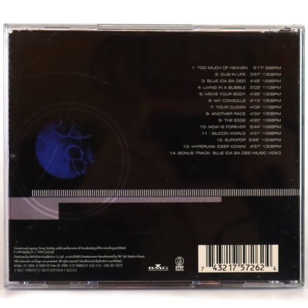 Eiffel 65 - Europop Korean Album CD + Insert Korea Promo