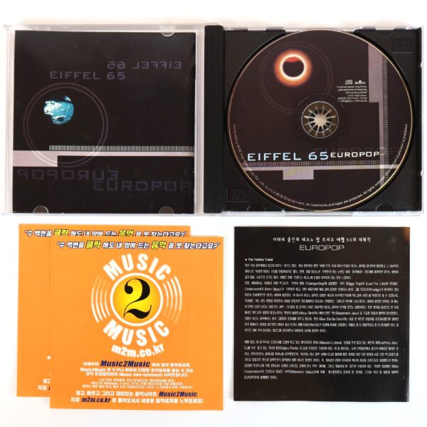 Eiffel 65 - Europop Korean Album CD + Insert Korea Promo